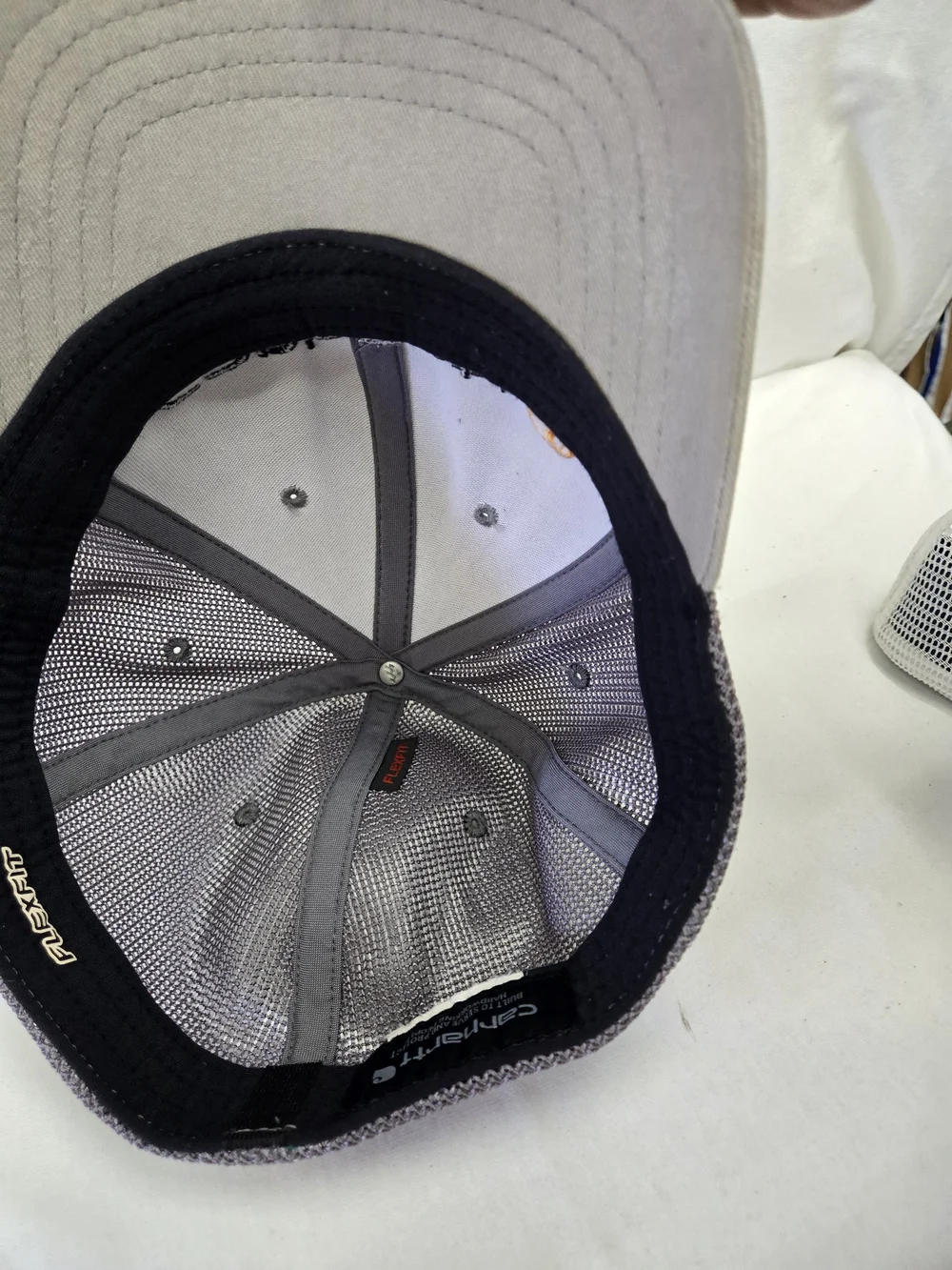 Carhartt Gray Mesh Back Logo Cap